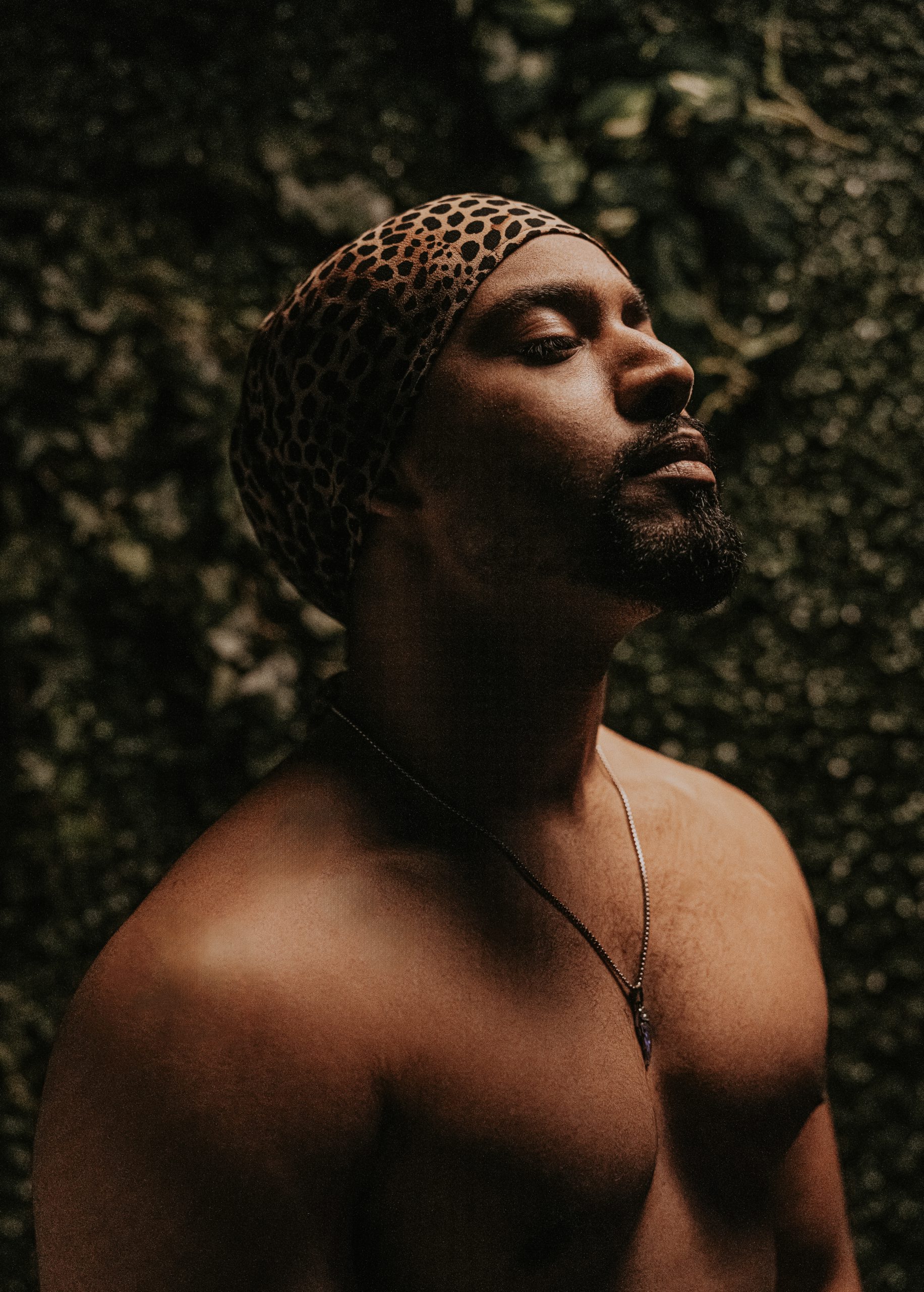 Botanical bandana verticals